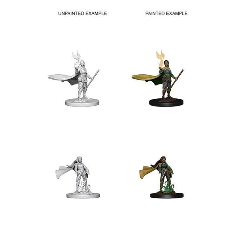 WizKids Miniatures Wizkids Unpainted Miniatures - Nolzur's - Elf Female Druid