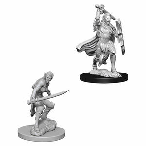 WizKids Miniatures Wizkids Unpainted Miniatures - Nolzur's - Elf Female Fighter