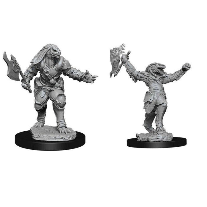 Wizkids Unpainted Miniatures - Nolzur's - Female Dragonborn Fighter