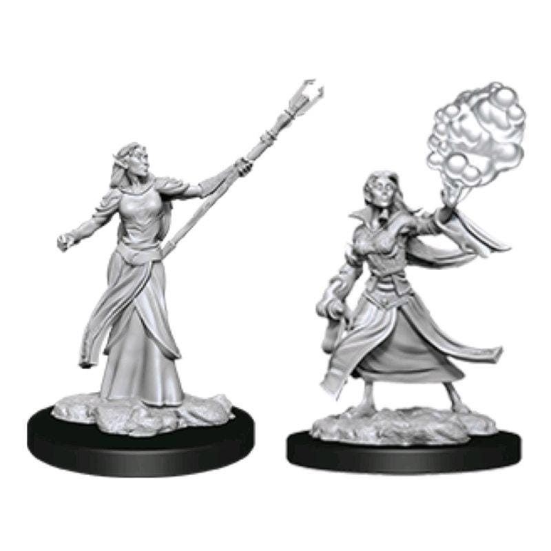 WizKids Miniatures Wizkids Unpainted Miniatures - Nolzur's - Female Elf Sorcerer
