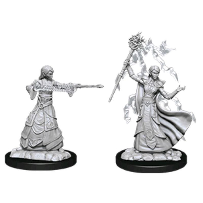 Wizkids Unpainted Miniatures - Nolzur's - Female Elf Wizard