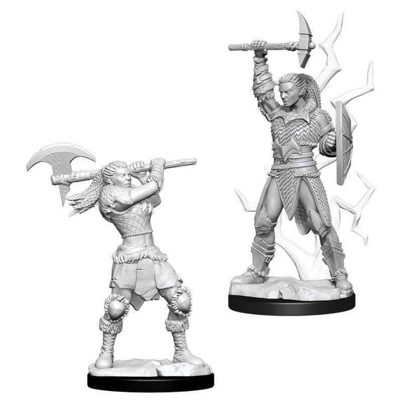 Wizkids Miniatures Wizkids Unpainted Miniatures - Nolzur's - Female Goliath Barbarian