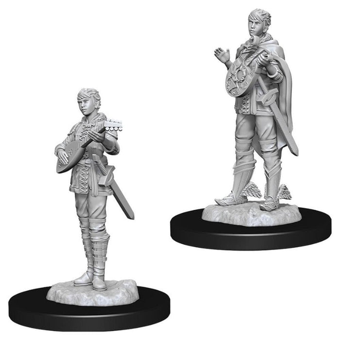 Wizkids Unpainted Miniatures - Nolzur's - Female Half Elf Bard