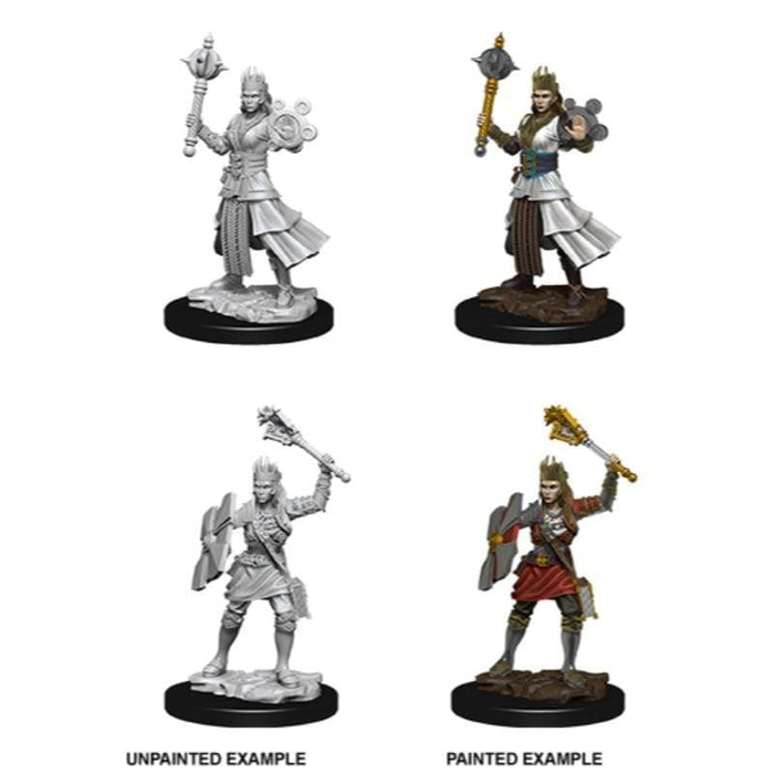 Wizkids Unpainted Miniatures - Nolzur's - Female Human Cleric