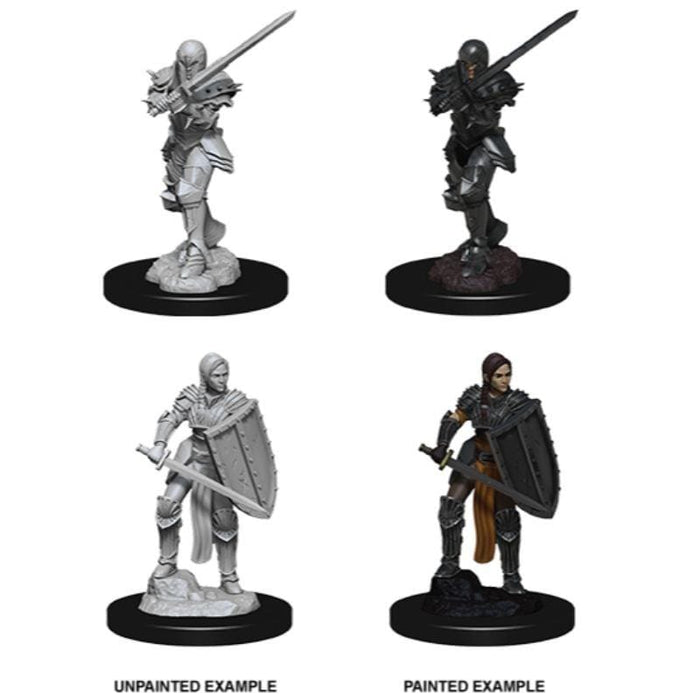 Wizkids Unpainted Miniatures - Nolzur's - Female Human Fighter