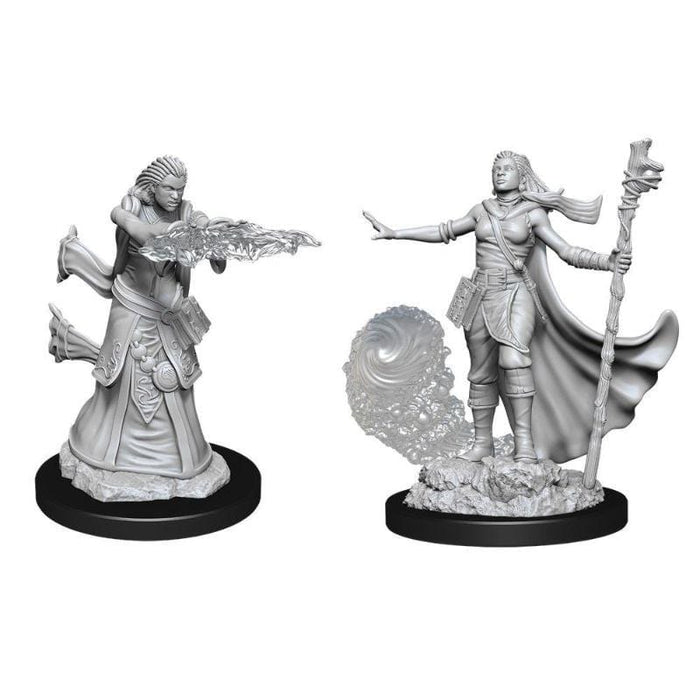 Wizkids Unpainted Miniatures - Nolzur's - Female Human Wizard