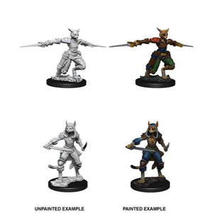 WizKids Miniatures Wizkids Unpainted Miniatures - Nolzur's - Female Tabaxi Rogue