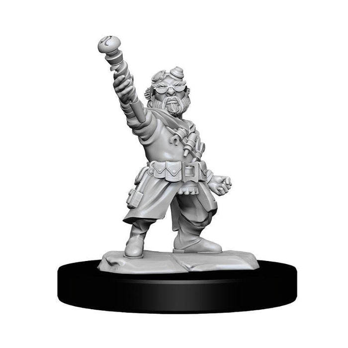 Wizkids Unpainted Miniatures - Nolzur's - Gnome Artificer Male