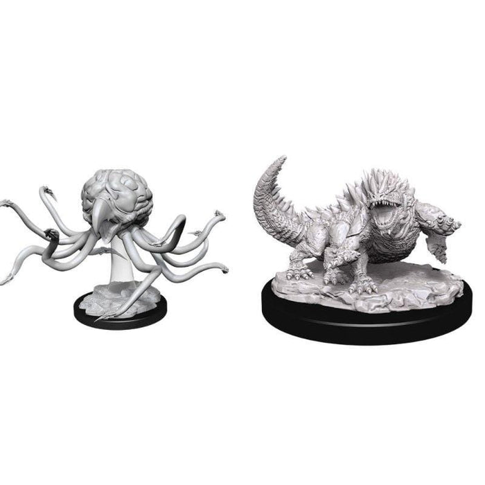 Wizkids Unpainted Miniatures - Nolzur's - Grell And Basilisk