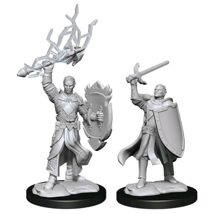 Wizkids Unpainted Miniatures - Nolzur's - Half-Elf Paladin Male