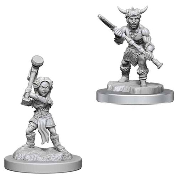 Wizkids Unpainted Miniatures - Nolzur's - Halfling Barbarians