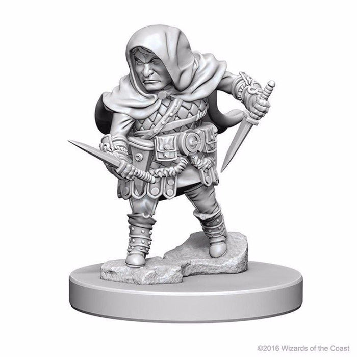 Wizkids Unpainted Miniatures - Nolzur's - Halfling Male Rogue