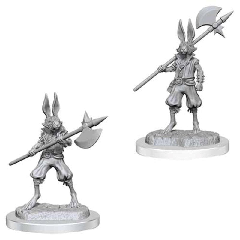 WizKids Miniatures Wizkids Unpainted Miniatures - Nolzur's - Harengon Brigands