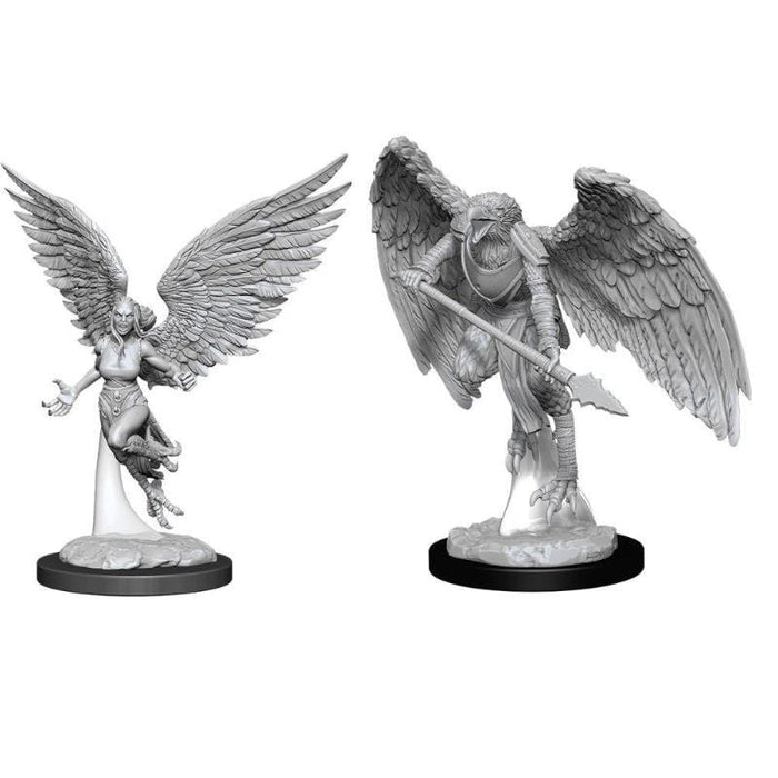 Wizkids Unpainted Miniatures - Nolzur’s - Harpy and Arakocra