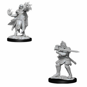 WizKids Miniatures Wizkids Unpainted Miniatures - Nolzur's - Hobgoblin Fighter Male & Hobgoblin Wizard Female