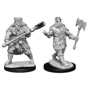 WizKids Miniatures Wizkids Unpainted Miniatures - Nolzur's – Human Barbarian Male