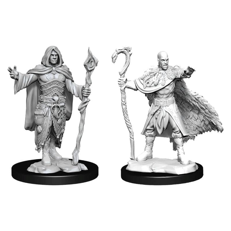 WizKids Miniatures Wizkids Unpainted Miniatures - Nolzur's - Human Druid Male