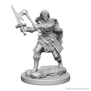 WizKids Miniatures Wizkids Unpainted Miniatures - Nolzur's - Human Female Barbarian