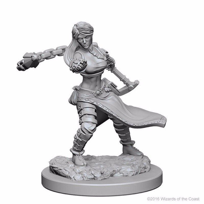 Wizkids Unpainted Miniatures - Nolzur's - Human Female Monk