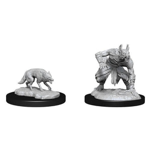 WizKids Miniatures Wizkids Unpainted Miniatures - Nolzur's - Jackalwere & Jackal