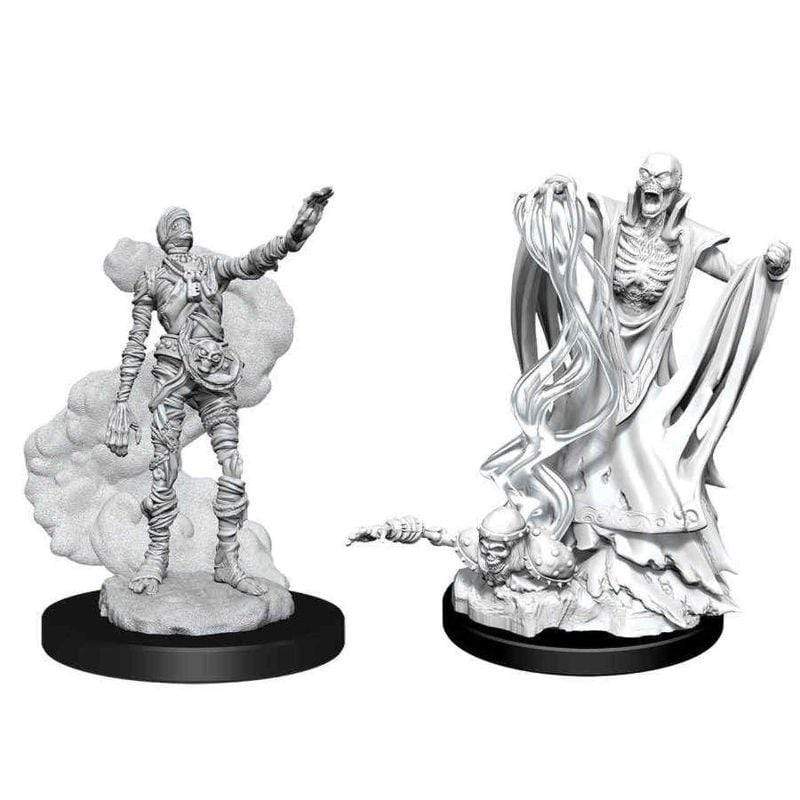 WizKids Miniatures Wizkids Unpainted Miniatures - Nolzur's - Lich and Mummy Lord