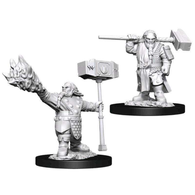 WizKids Miniatures Wizkids Unpainted Miniatures - Nolzur's - Male Dwarf Cleric