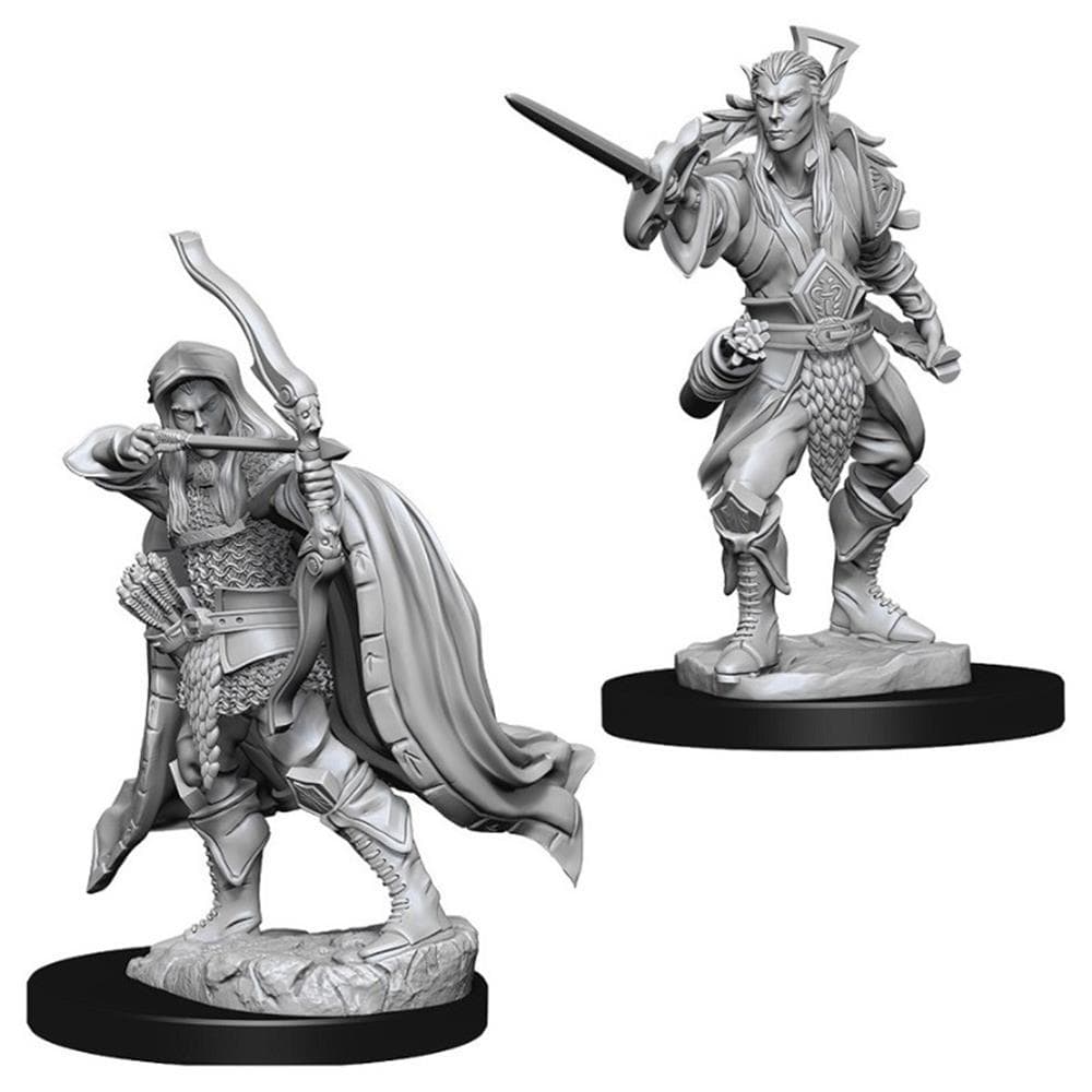 WizKids Miniatures Wizkids Unpainted Miniatures - Nolzur's - Male Elf Rogue