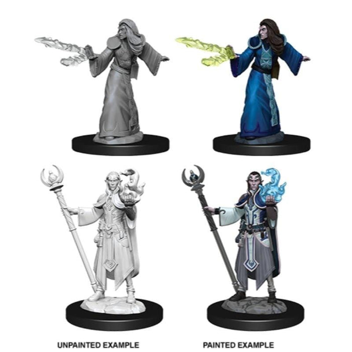 Wizkids Unpainted Miniatures - Nolzur's - Male Elf Wizard