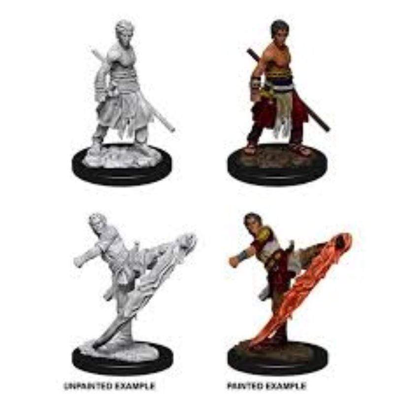 WizKids Miniatures Wizkids Unpainted Miniatures - Nolzurâs - Male Half-Elf Monk