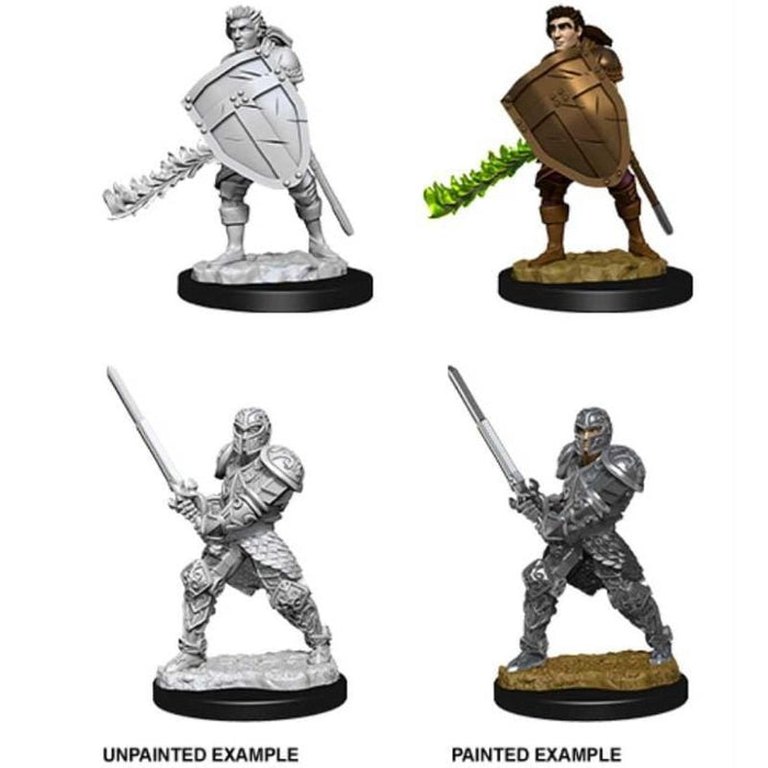 Wizkids Unpainted Miniatures - Nolzur's - Male Human Fighter