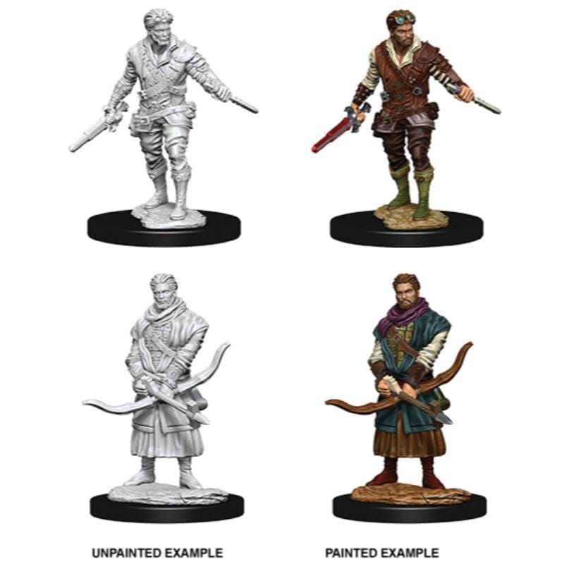 WizKids Miniatures Wizkids Unpainted Miniatures - Nolzur's - Male Human Rogue