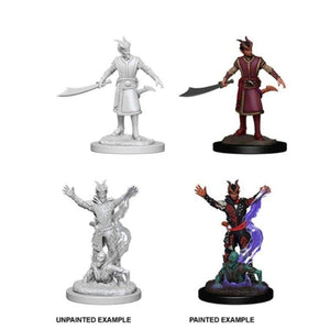 WizKids Miniatures Wizkids Unpainted Miniatures - Nolzur's - Male Tiefling Warlock