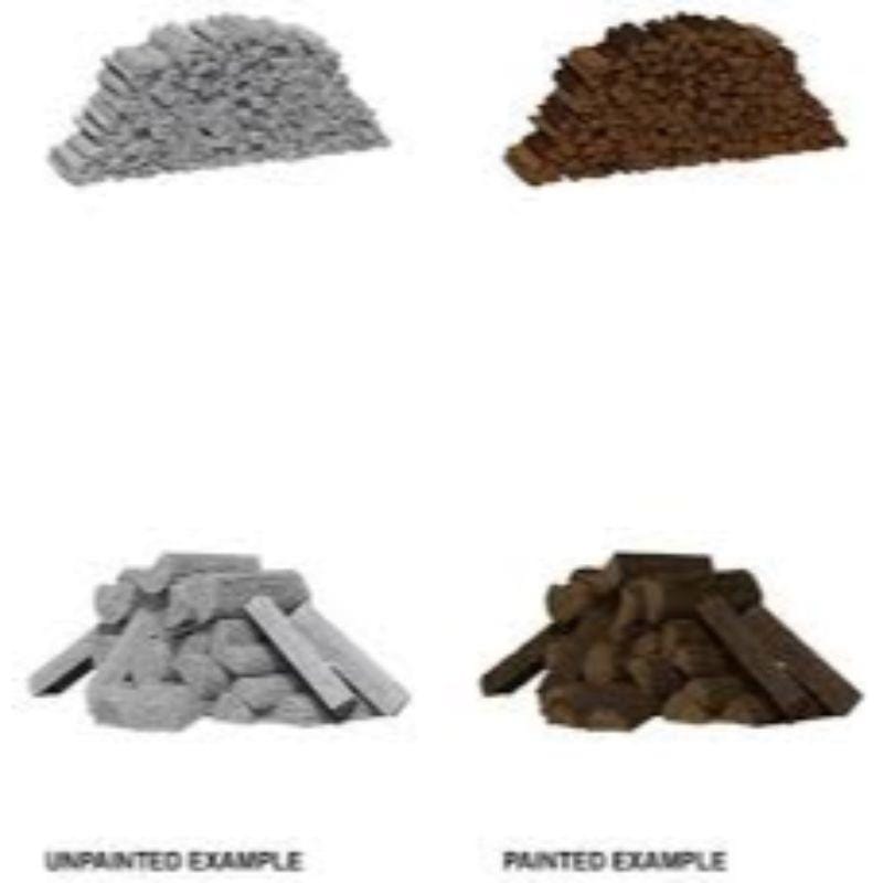 Wizkids Miniatures Wizkids Unpainted Miniatures - Nolzur's - Piles of Wood