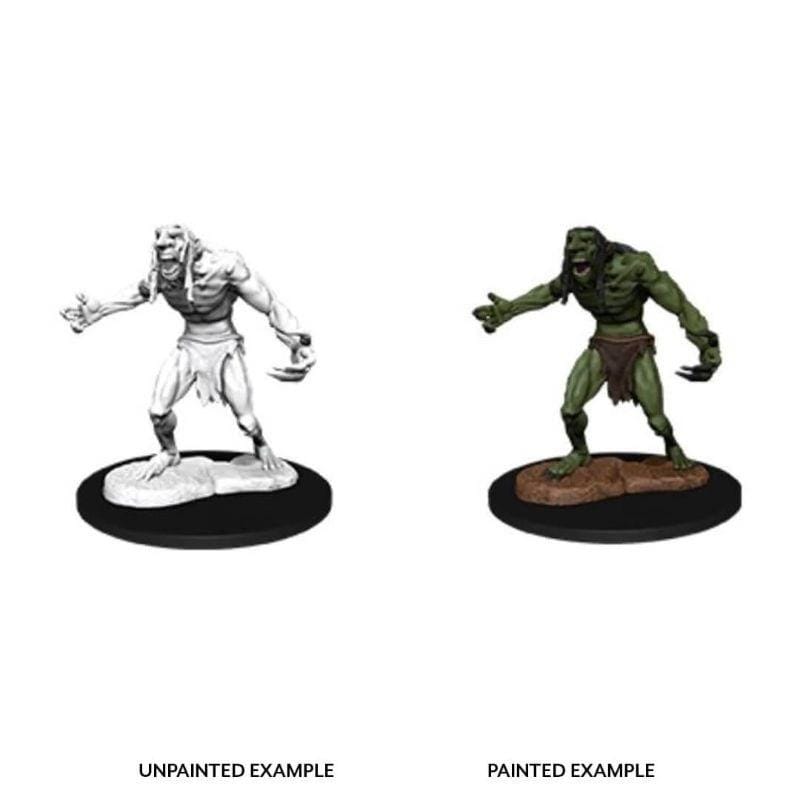 WizKids Miniatures Wizkids Unpainted Miniatures - Nolzur's - Raging Troll