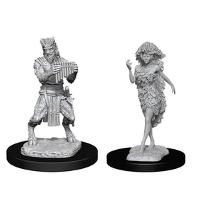 WizKids Miniatures Wizkids Unpainted Miniatures - Nolzur's - Satyr And Dryad