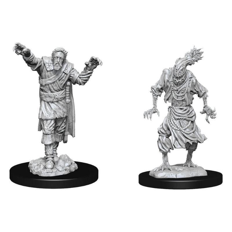 WizKids Miniatures Wizkids Unpainted Miniatures - Nolzur's - Scarecrow & Stone Cursed