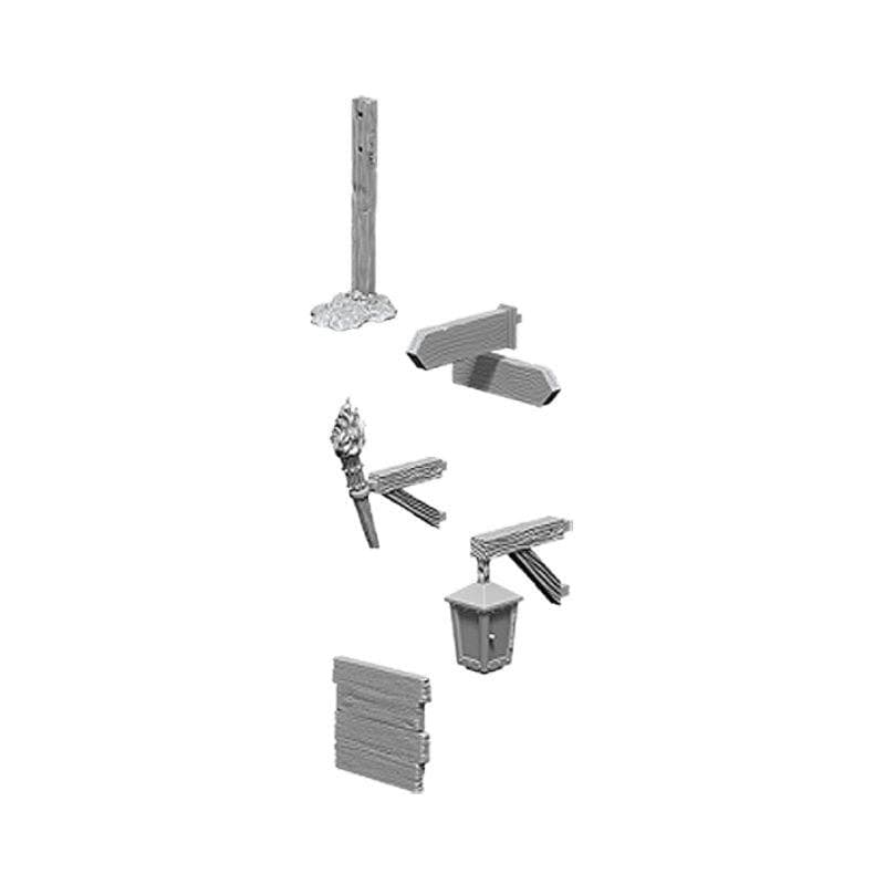 Wizkids Miniatures Wizkids Unpainted Miniatures - Nolzur's - Signs & Lights