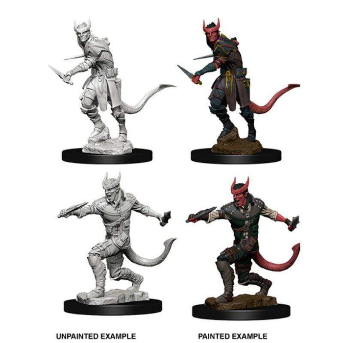 Wizkids Unpainted Miniatures - Nolzur's - Tiefling Male Rogue