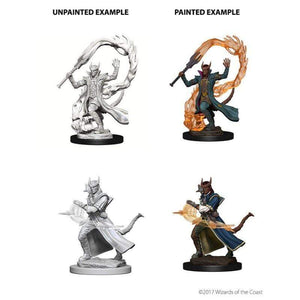 WizKids Miniatures Wizkids Unpainted Miniatures - Nolzur's - Tiefling Male Sorcerer