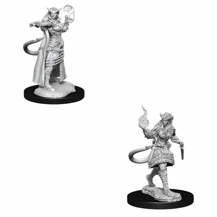 Wizkids Unpainted Miniatures - Nolzur’s - Tiefling Sorcerer Female