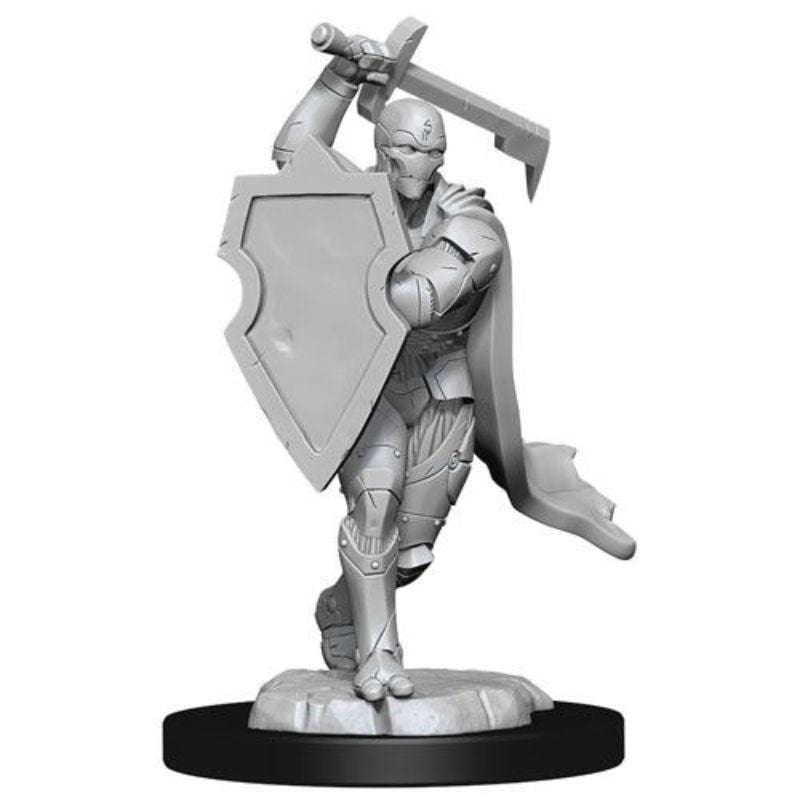 WizKids Miniatures Wizkids Unpainted Miniatures - Nolzurâs - Warforged Fighter Male