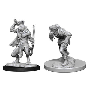 WizKids Miniatures Wizkids Unpainted Miniatures - Nolzur's - Wererat And Weretiger