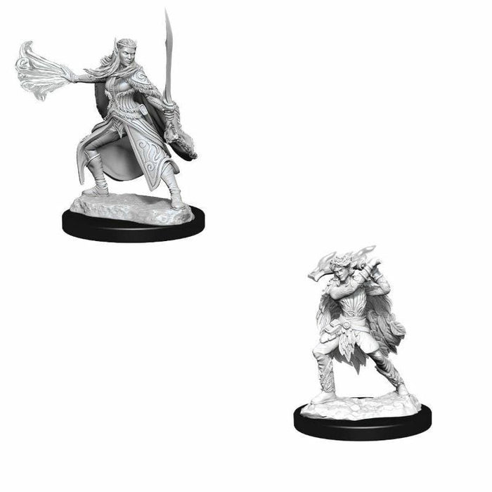 Wizkids Unpainted Miniatures - Nolzur’s - Winter Eladrin and Spring Eladrin