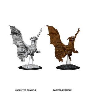 Wizkids Miniatures Wizkids Unpainted Miniatures - Nolzur's - Young Copper Dragon