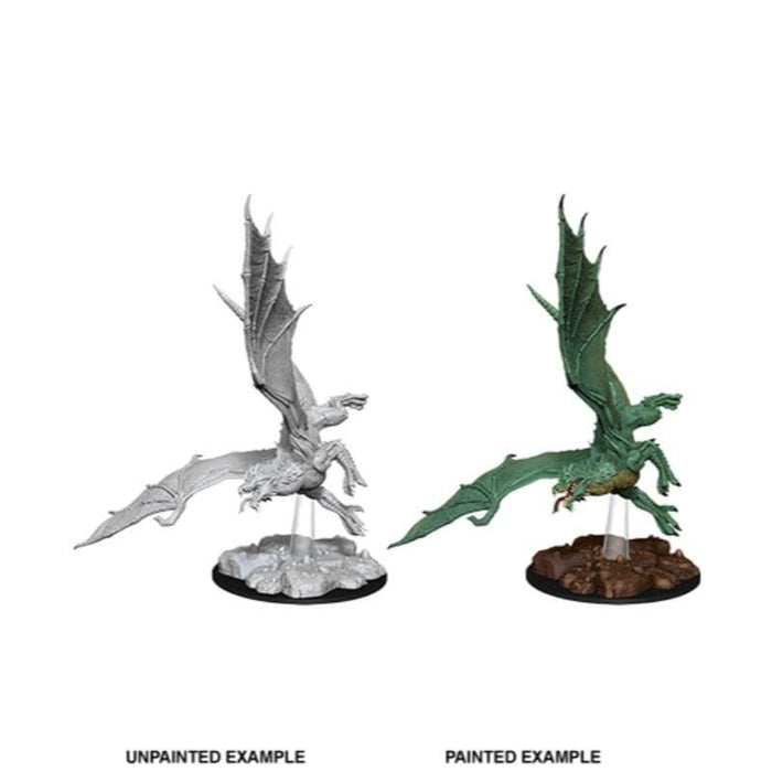 Wizkids Unpainted Miniatures - Nolzur's - Young Green Dragon