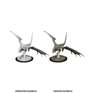 WizKids Miniatures Wizkids Unpainted Miniatures - Nolzur's - Young White Dragon