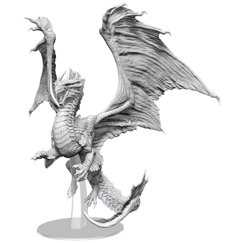 WizKids Miniatures Wizkids Unpainted Miniatures - Nolzurs - Adult Bronze Dragon
