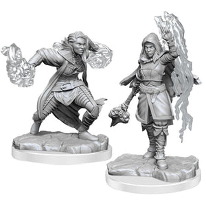 WizKids Miniatures Wizkids Unpainted Miniatures - Nolzurs - Half-Elf Warlock (March 2023 release)