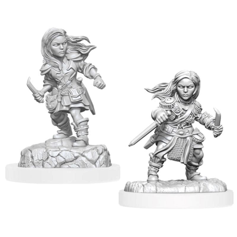 WizKids Miniatures Wizkids Unpainted Miniatures - Nolzurs - Halfling Rogue Female (March 2023 release)