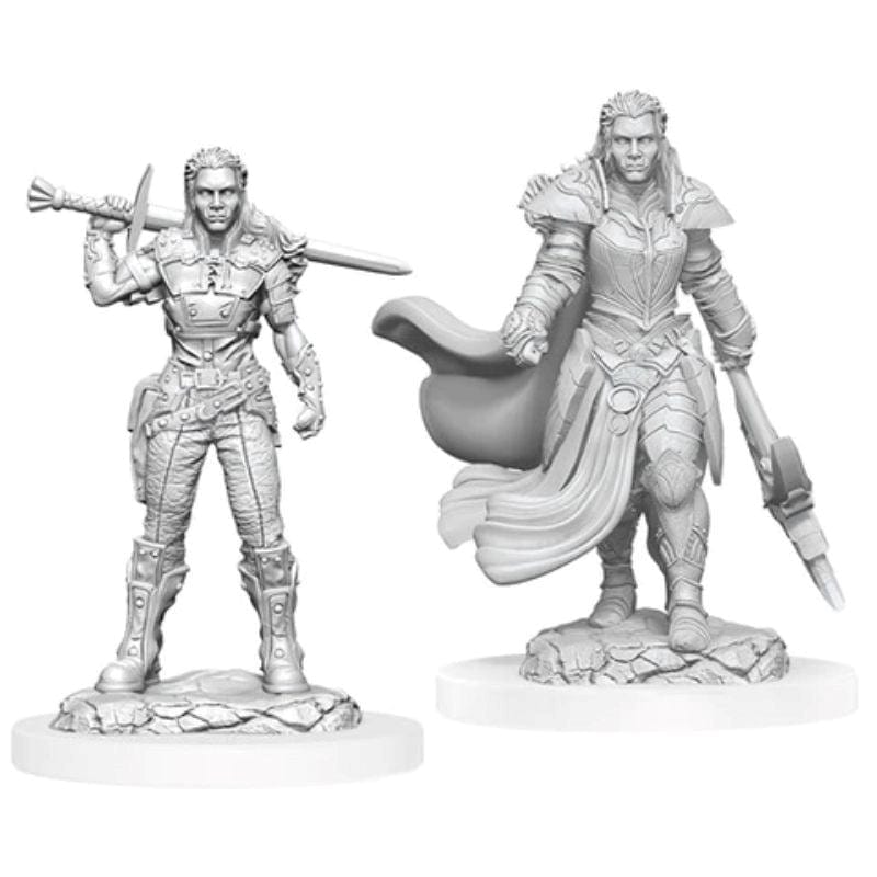 WizKids Miniatures Wizkids Unpainted Miniatures - Nolzurs - Orc Fighter Female (March 2023 release)